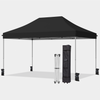 10x15FT Pop Up Canopy Tent,Easy Up Instant Outdoor Beach Shade Canopy with Roller Bag and 4 Canopy Sandbags,Waterproof Portable Sports Shelter Canopy for Garden,Party Patio,Deck