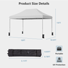 Pop Up Canopy, 10X15FT Shades Canopy Tent Outdoor Instant Tent Slant Legs with Carrying Bag,Waterproof Portable Gazebo Shelter for Patio Garden Deck and Beach, Bonus 4 Canopy Sand Bags