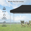 10x15FT Pop Up Canopy Tent,Easy Up Instant Outdoor Beach Shade Canopy with Roller Bag and 4 Canopy Sandbags,Waterproof Portable Sports Shelter Canopy for Garden,Party Patio,Deck