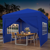 Privacy 10x10FT Pop up Canopy Tent, Commercial Instant Pop Up Gazebo w/ 4 Sidewalls, Windows, Storage Bag, 4 Ropes,8 Stakes for Patio/Outdoor/Wedding Parties and Events