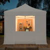 Pop up Canopy,10x10FT Waterproof Instant Canopy Tent w/4 Removable Sidewall,Patio Gazebo w/Roller Bag,4 Weight Bags, Privacy Protection Easy Up Canopy Tent for Wedding Party Commercial Event Pavilion