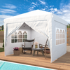 Privacy 10x10FT Pop up Canopy Tent, Commercial Instant Pop Up Gazebo w/ 4 Sidewalls, Windows, Storage Bag, 4 Ropes,8 Stakes for Patio/Outdoor/Wedding Parties and Events